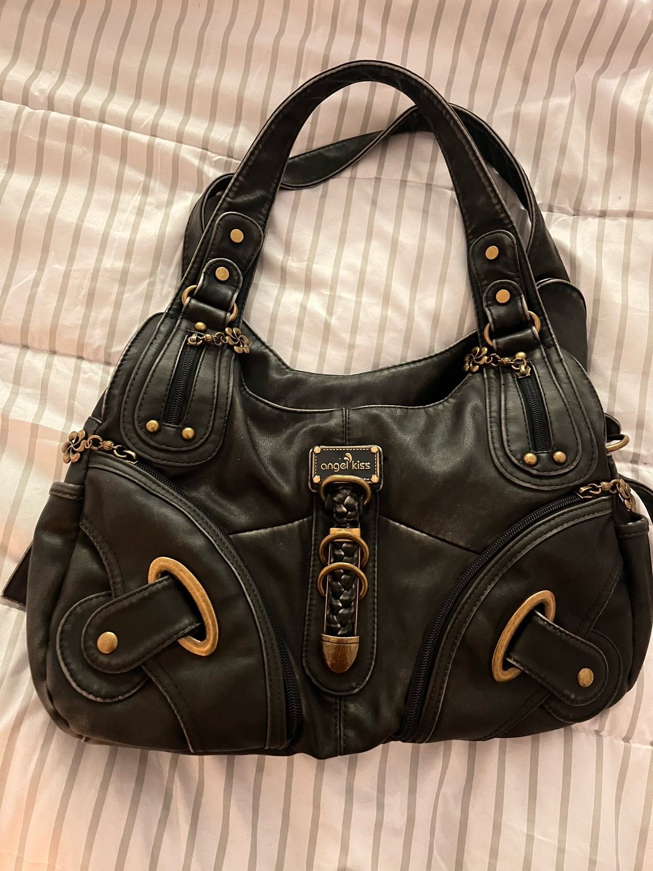Angel Kiss Multi-Pocket Hobo Shoulder Bag