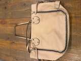 Coach Tatum Tote Beige Whiplash Chain Purse Handbag  - Image 4