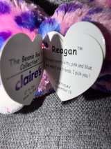 Ty Beanie Boos Reagan the Pink Purple Leopard CLAIRES EXCLUSIVE - Image 4