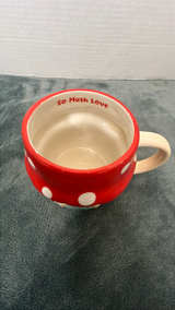 Mainstays So Mush Love Mushroom House Mug Whimsical Magical Handpainted - Image 2