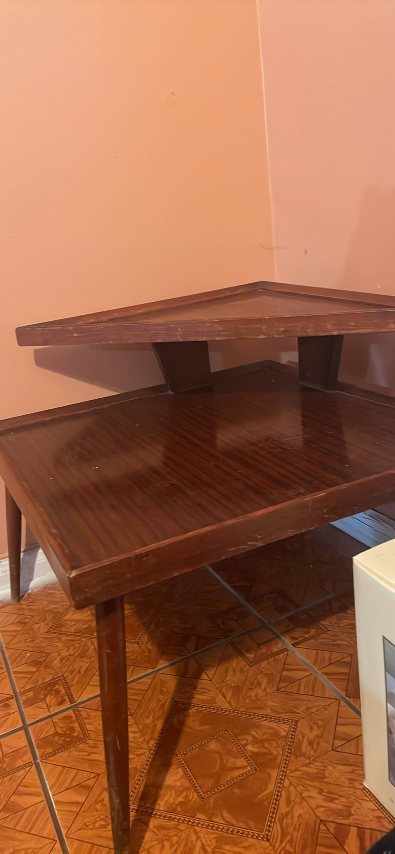 Mid-Century Modern Step End Table