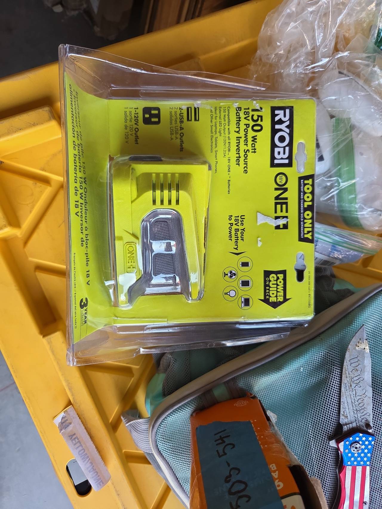 Ryobi 18V ONE+ 150-Watt Power Source