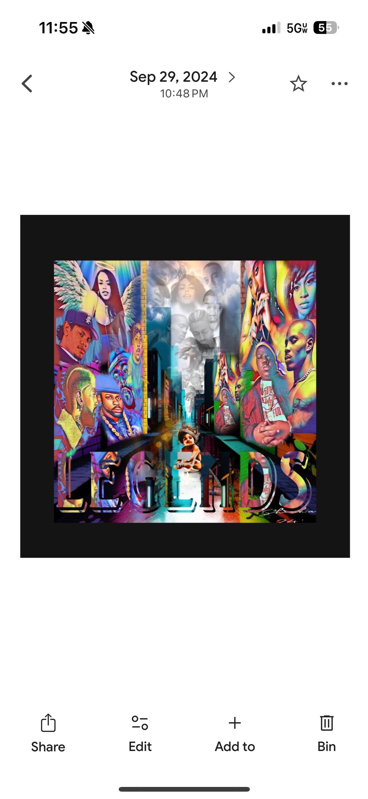 Hip Hop Legends Collage Poster Art
