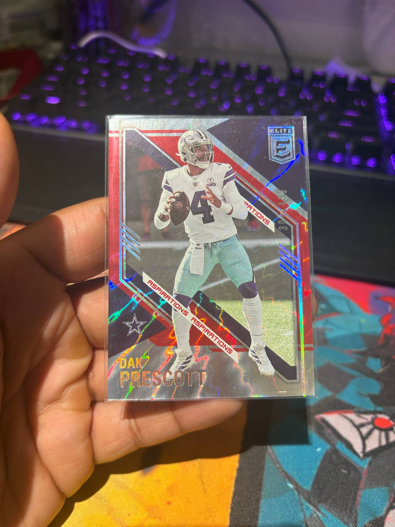 2022 Panini Donruss Elite Aspirations Dak Prescott Football Card 307/499