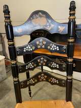 Vintage Ethan Allen Hitchcock Style Writing Desk and Chair - Image 3