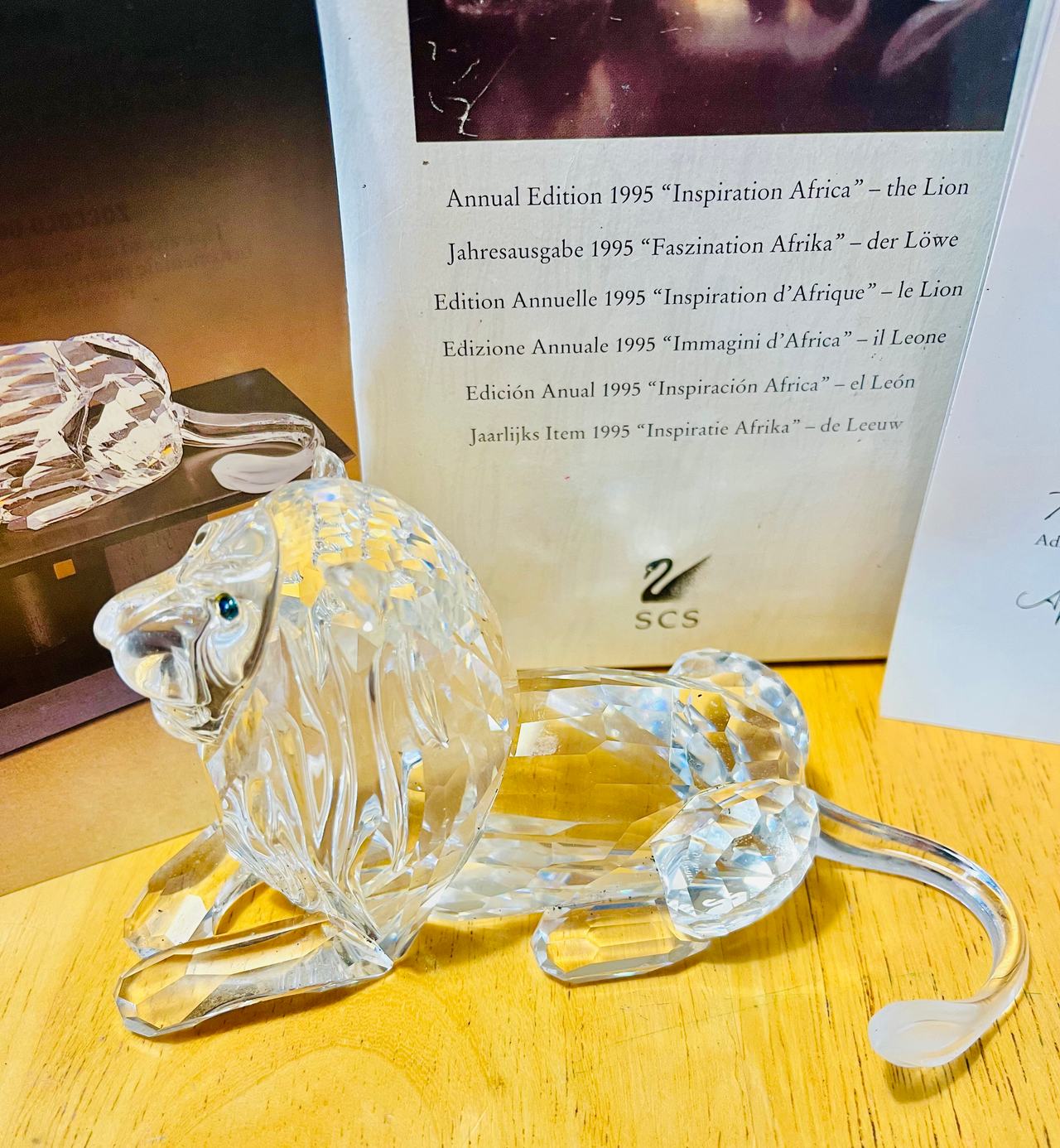 Swarovski Annual Edition 1995 'Inspiration Africa' - The Lion