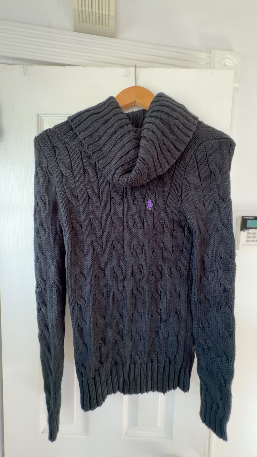 Ralph Lauren Black Turtleneck Sweater Medium