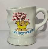 Ziggy Vintage Coffee Mug Crumpled Cartoon Design - Image 1
