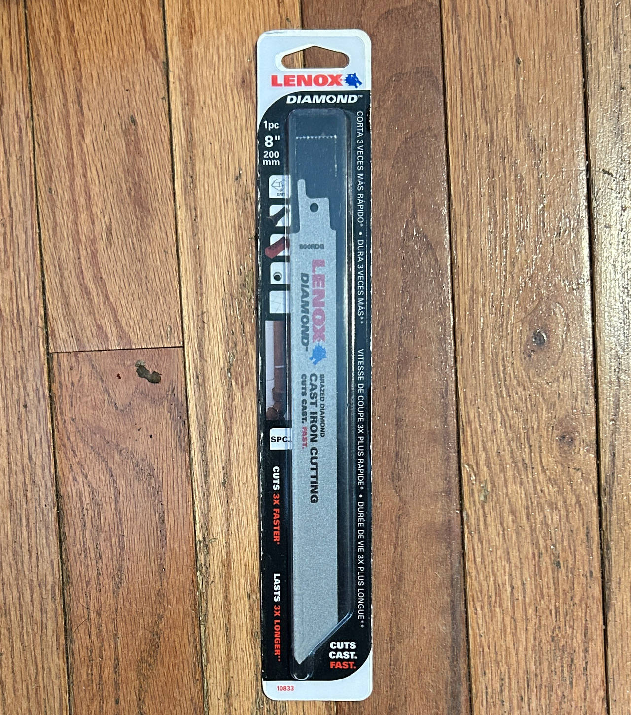 Lenox 8-in Diamond Grit Reciprocating Saw Blade
