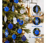 130 Pcs Christmas Ball Ornaments, Christmas Tree Decoration Set Red Christmas - Image 5