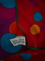 Yves Saint Laurent Vintage Silk Polka Dot Scarf - Image 2