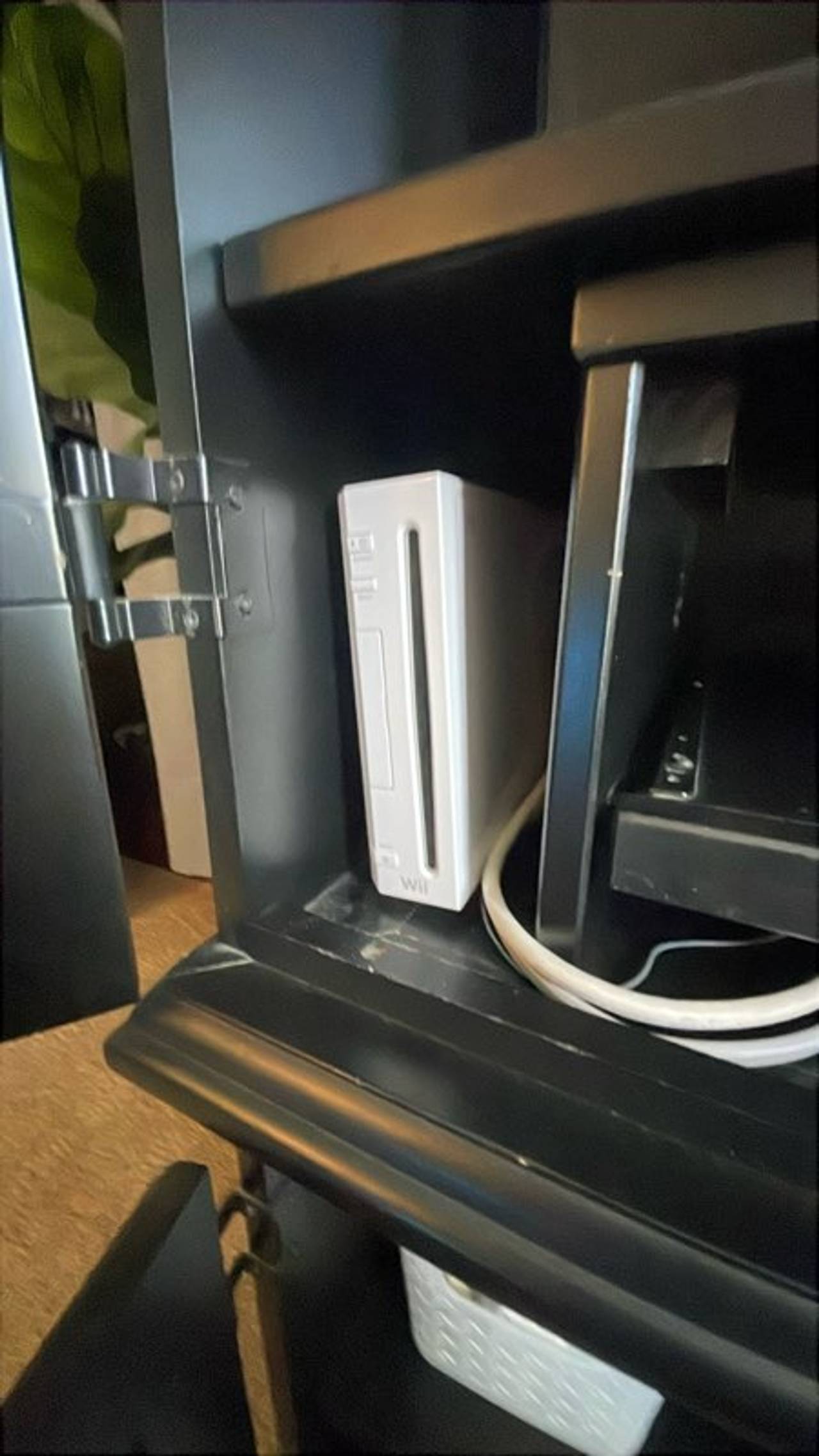 Nintendo Wii Console with Controllers and Steering Wheels
