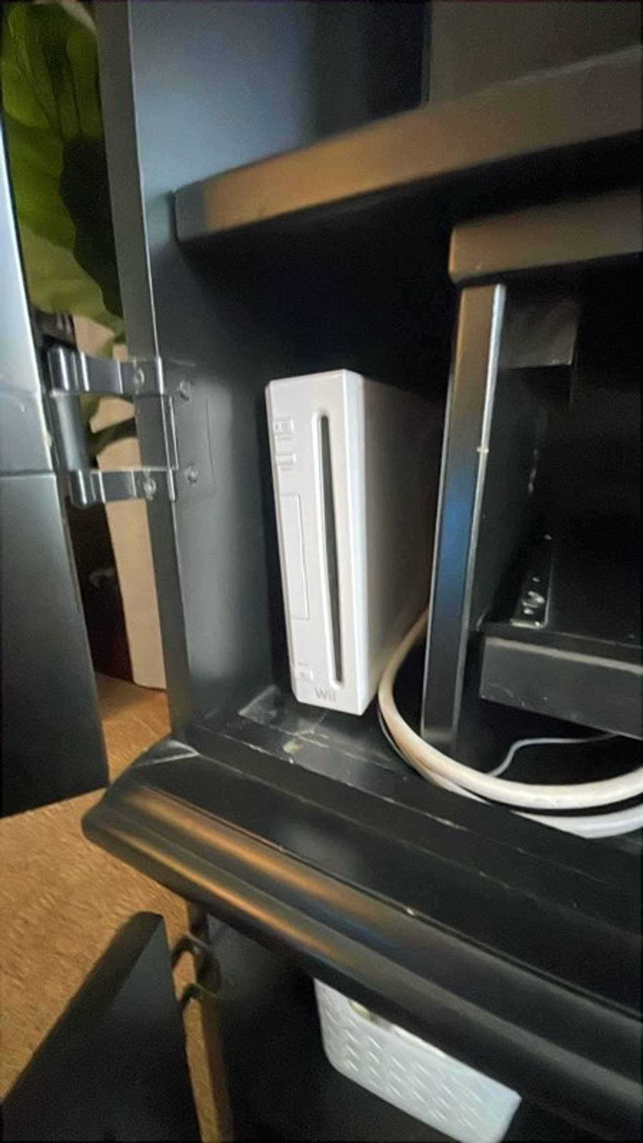 Nintendo Wii Console with Controllers and Steering Wheels