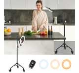 LUXSURE Ring Light Tripod for iPhone, Camera Mount Without Bluetooth Remote - Image 1