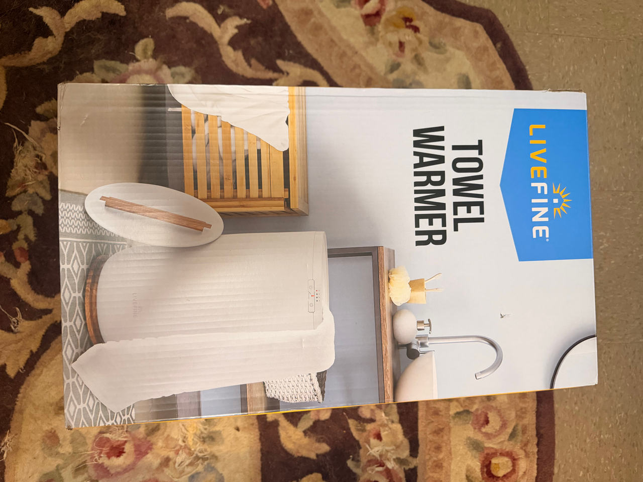 LiveFine Towel Warmer Luxury Bucket Style