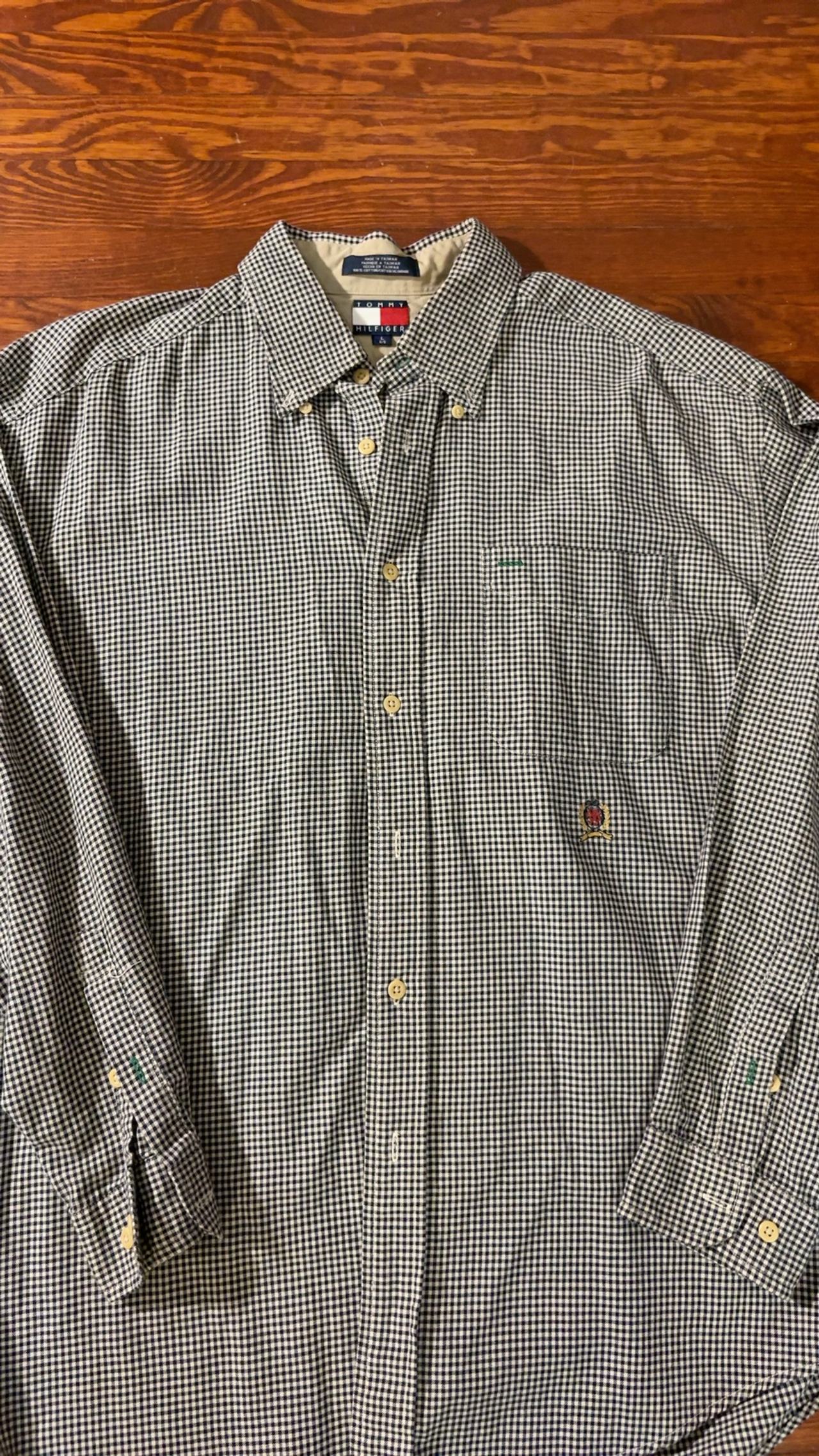Tommy Hilfiger Gingham Shirt 100s Two-Ply