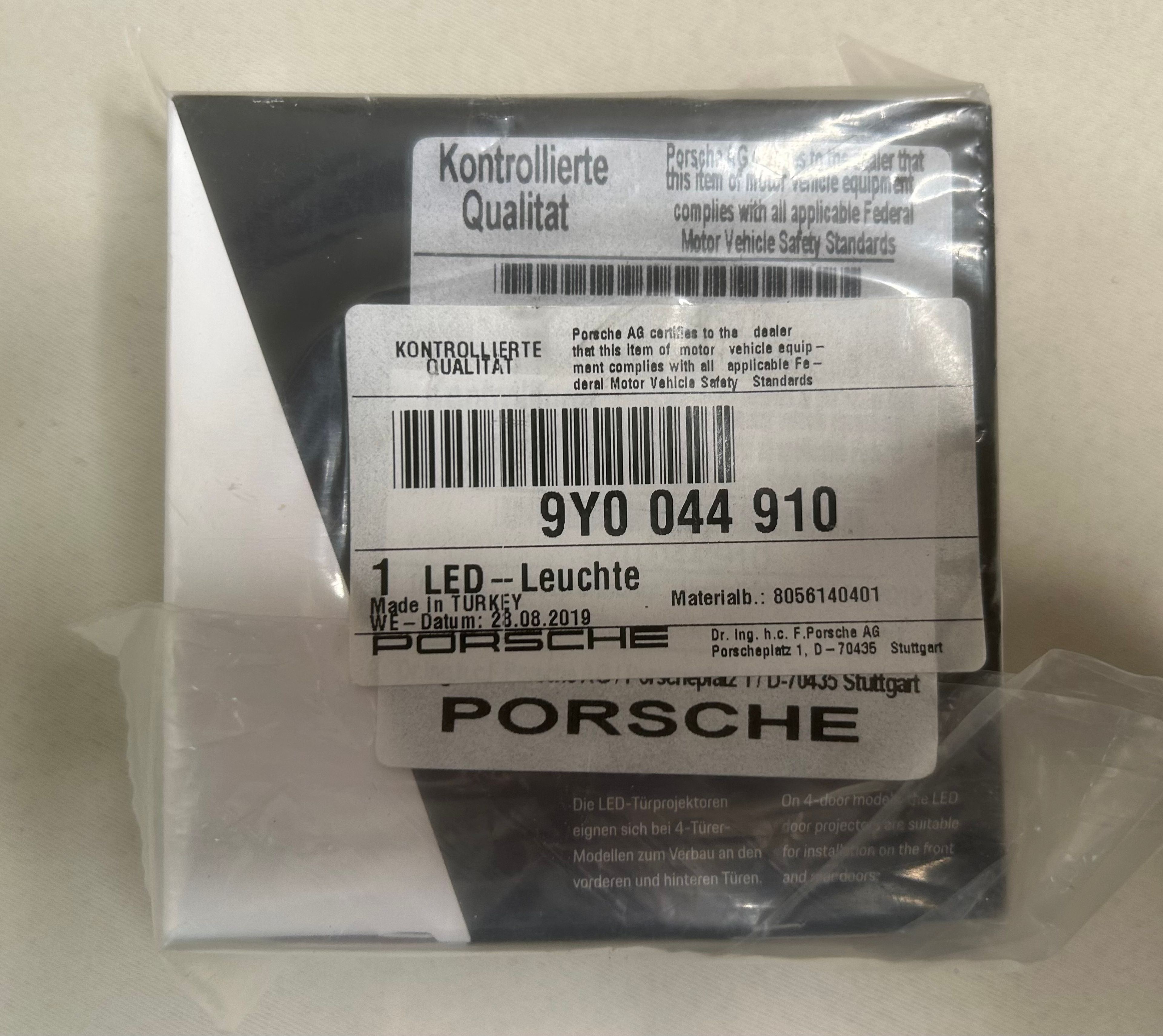 Porsche LED Door Projectors - White PORSCHE Logo - Image 4