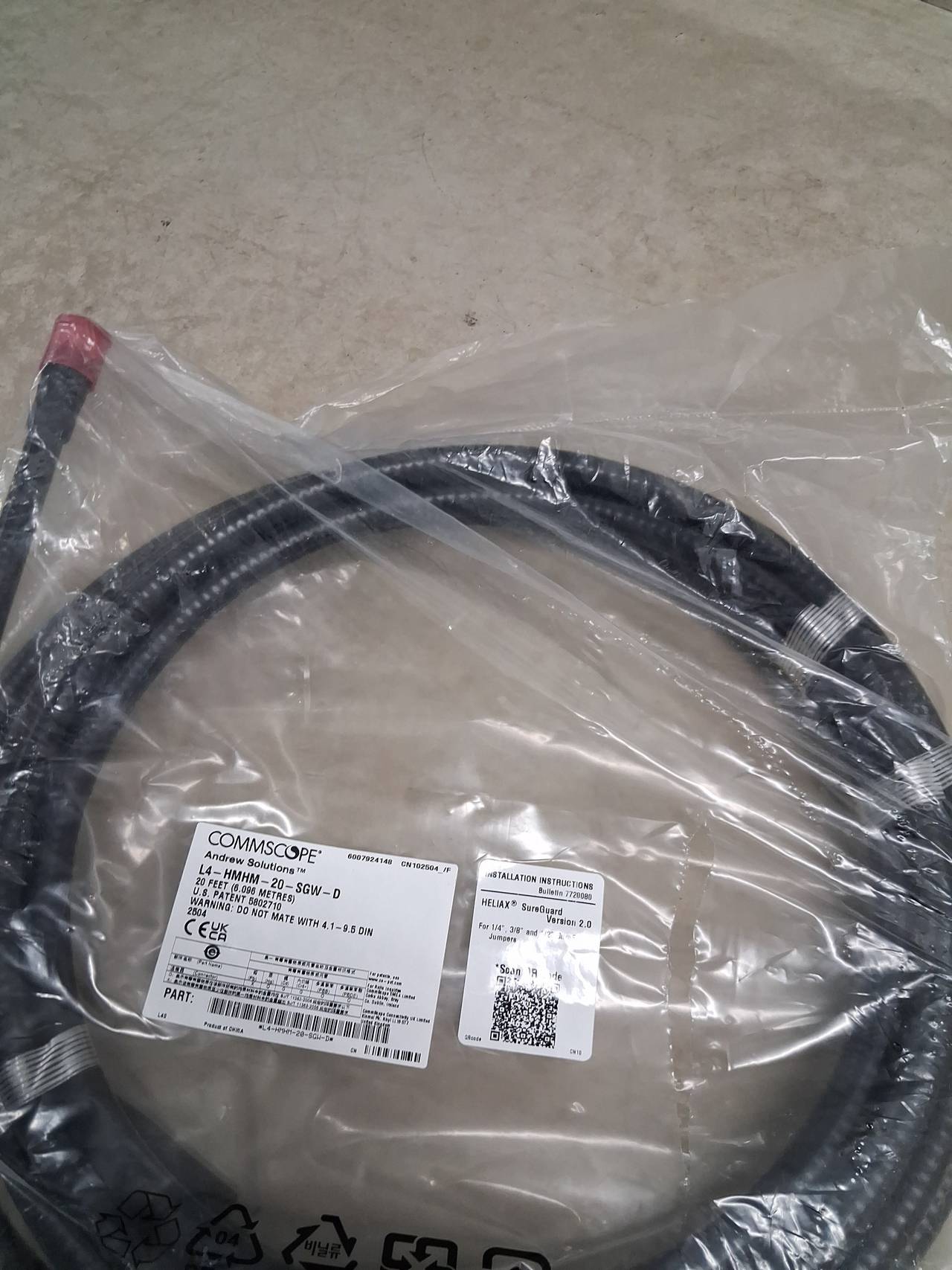 CommScope Andrew Solutions SureFlex D-Class Jumper Cable