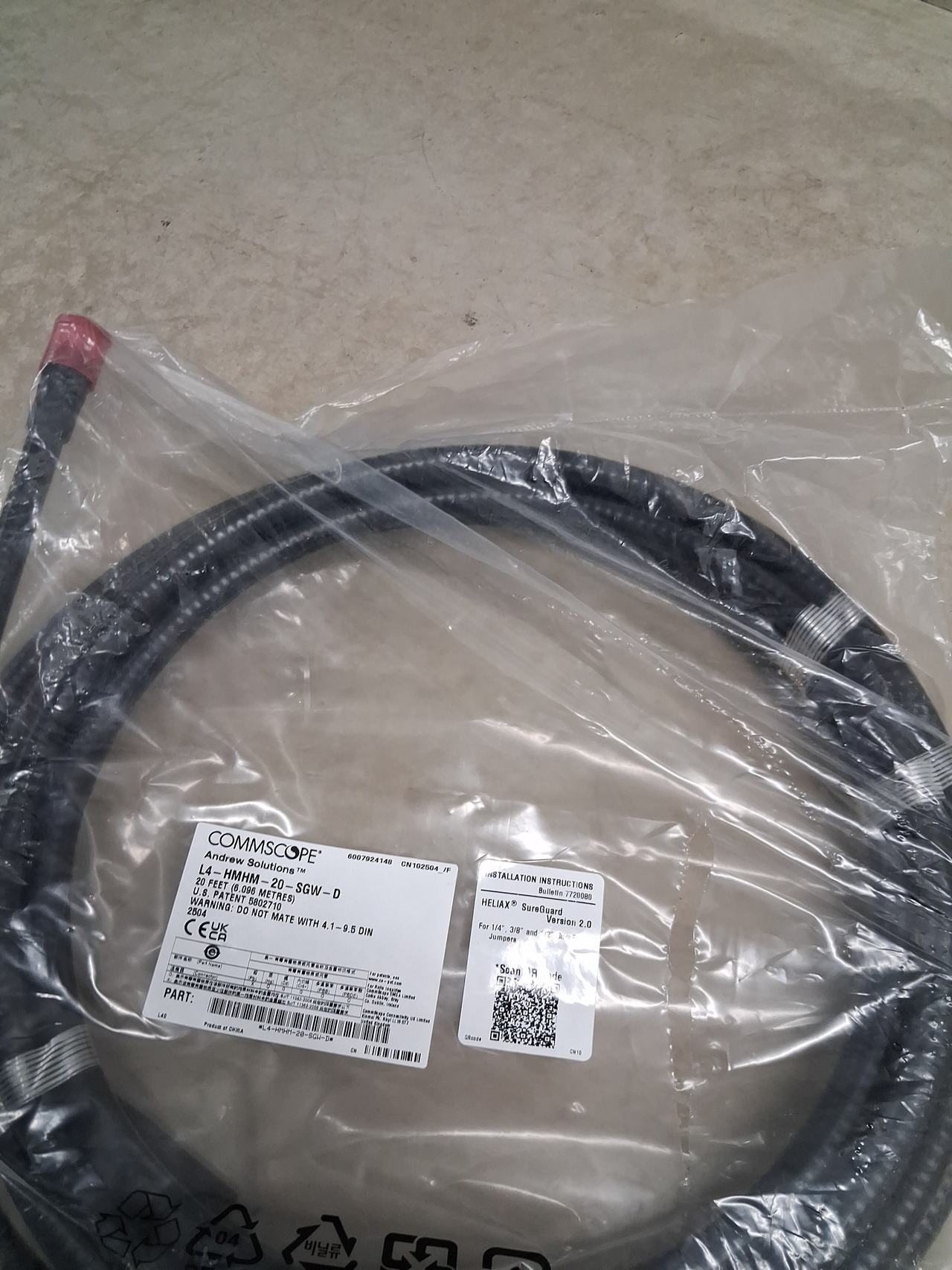 CommScope Andrew Solutions SureFlex D-Class Jumper Cable