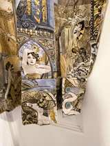 Vintage 1970s SPIRE Printed Collared Shirt MEDIUN  - Image 6