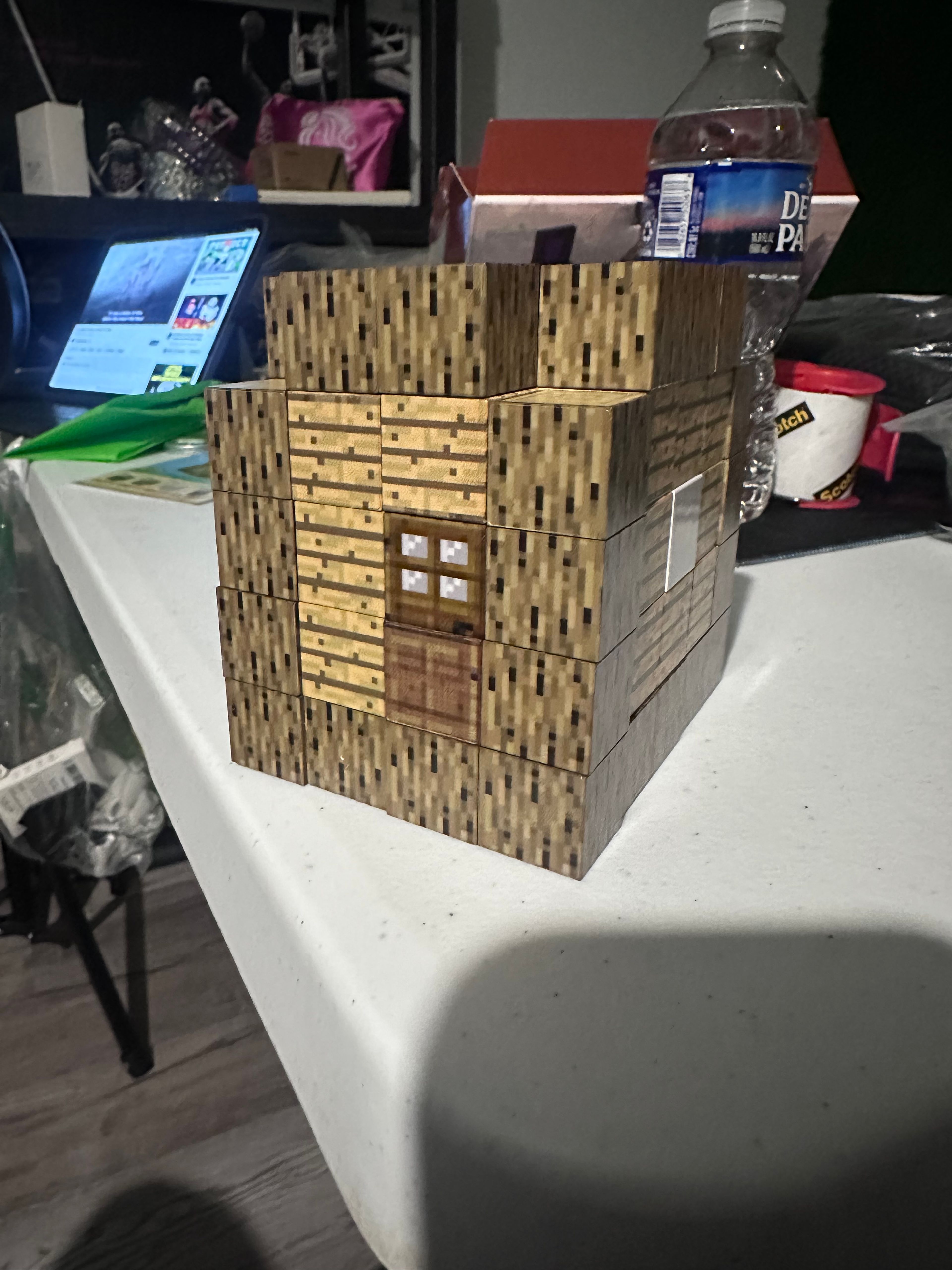 Minecraft Magnetic Building Blocks Set 78 Total Pieces DIY STEM For Kids - Image 2