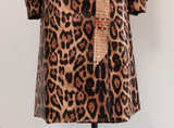 Leopard Print Trench Coat - Image 6