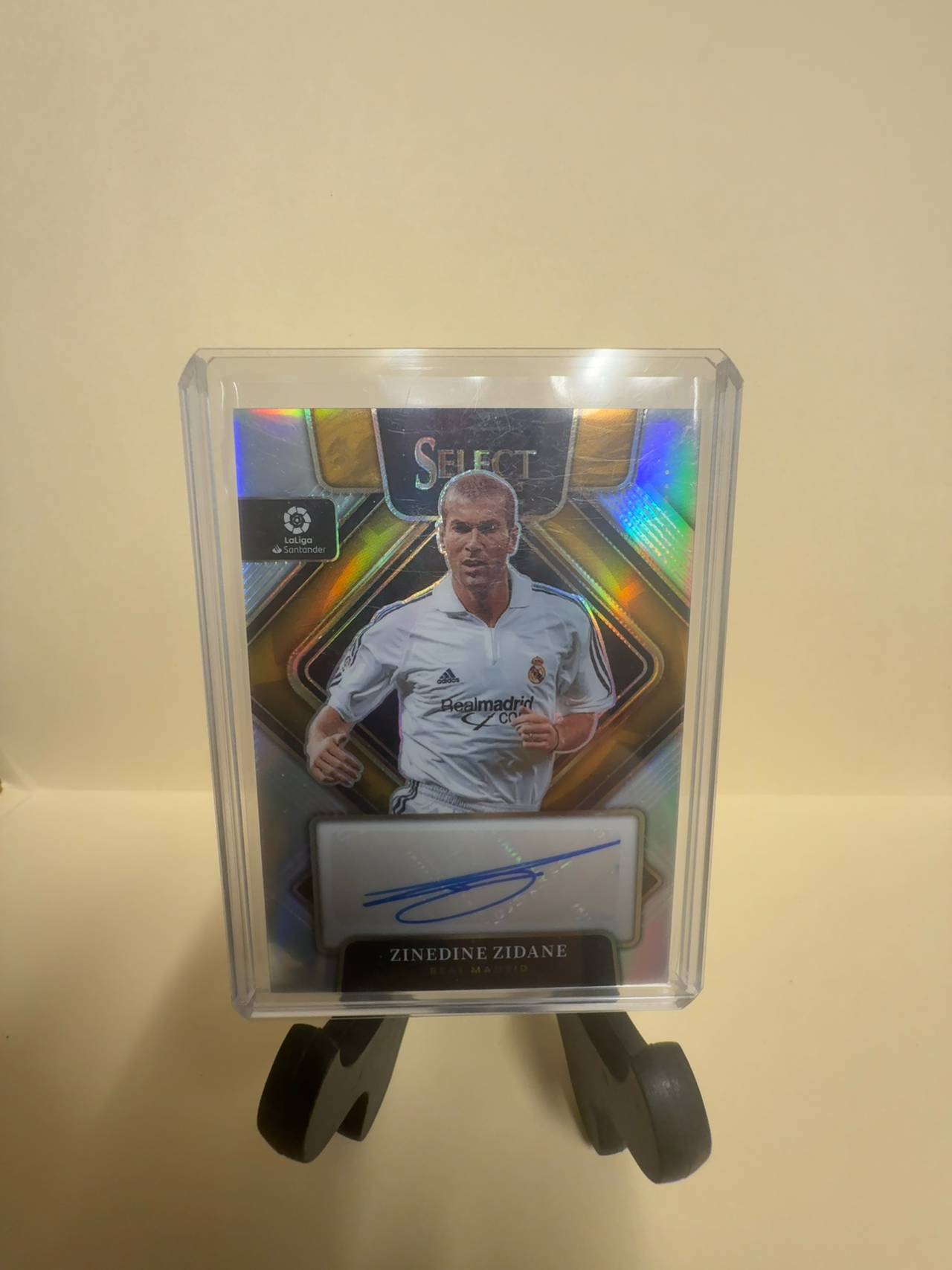 Panini Select La Liga Zinedine Zidane Gold Autograph Card