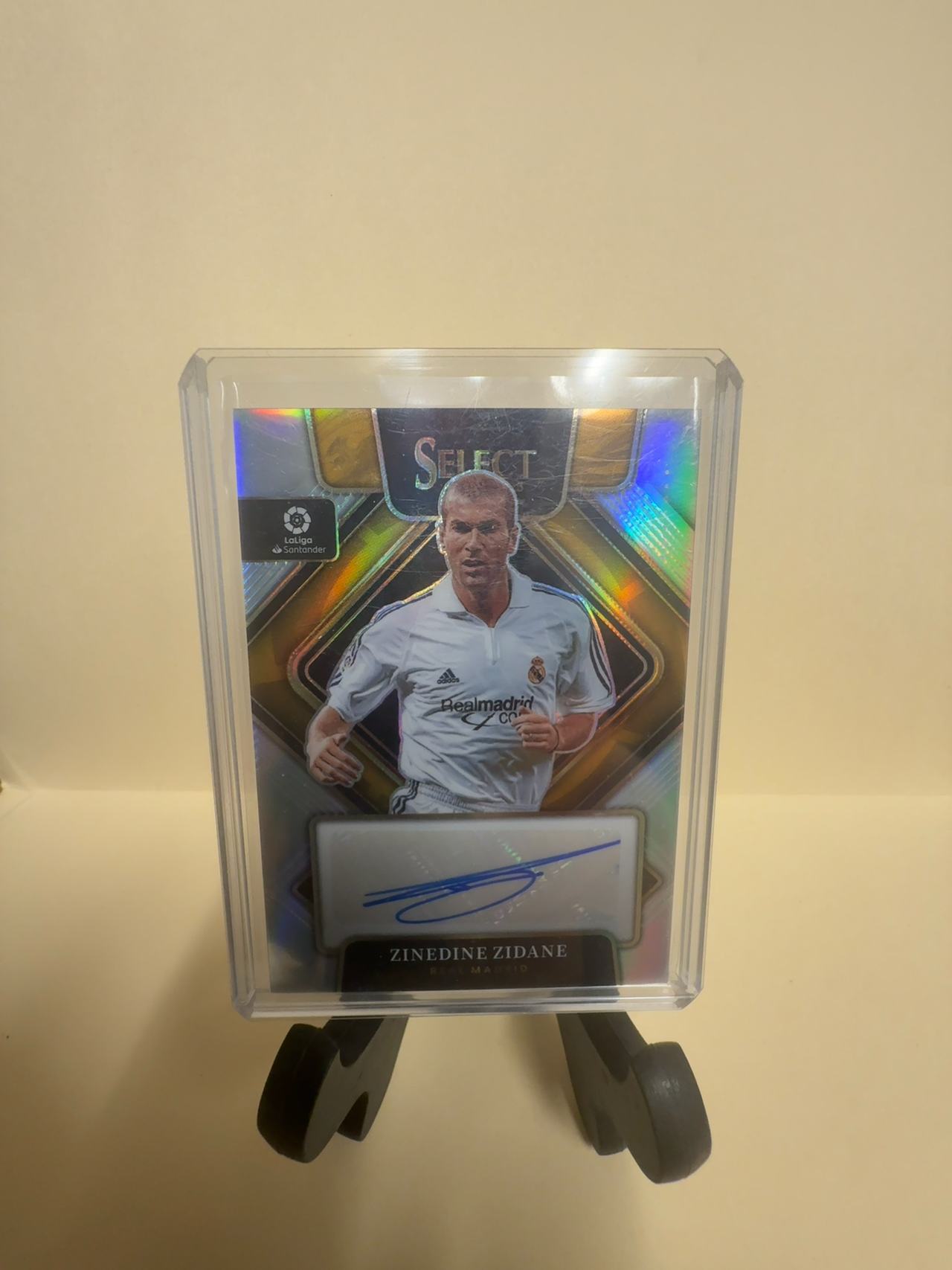 Panini Select La Liga Zinedine Zidane Gold Autograph Card