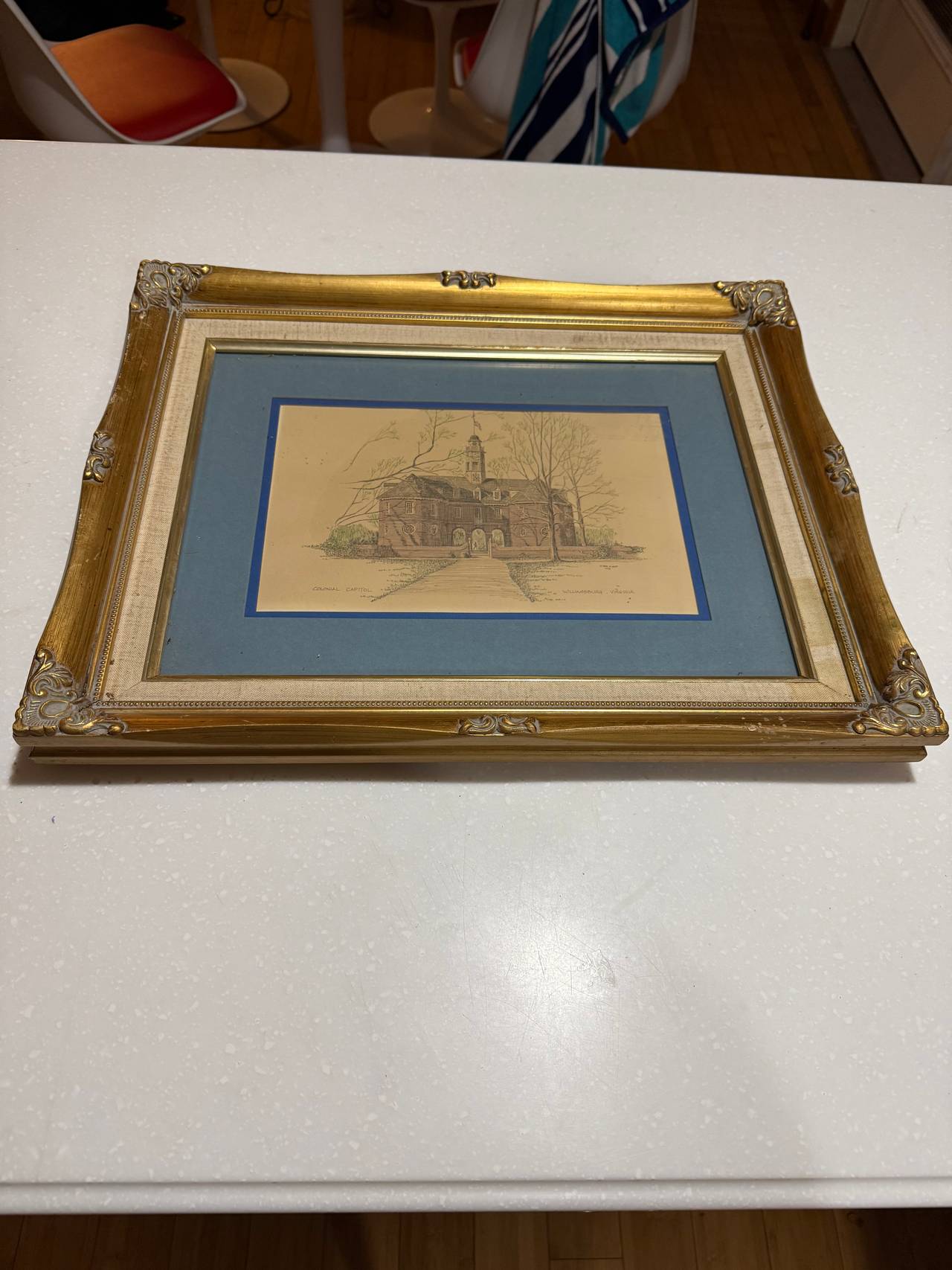 Colonial Capitol Williamsburg Framed Art Print