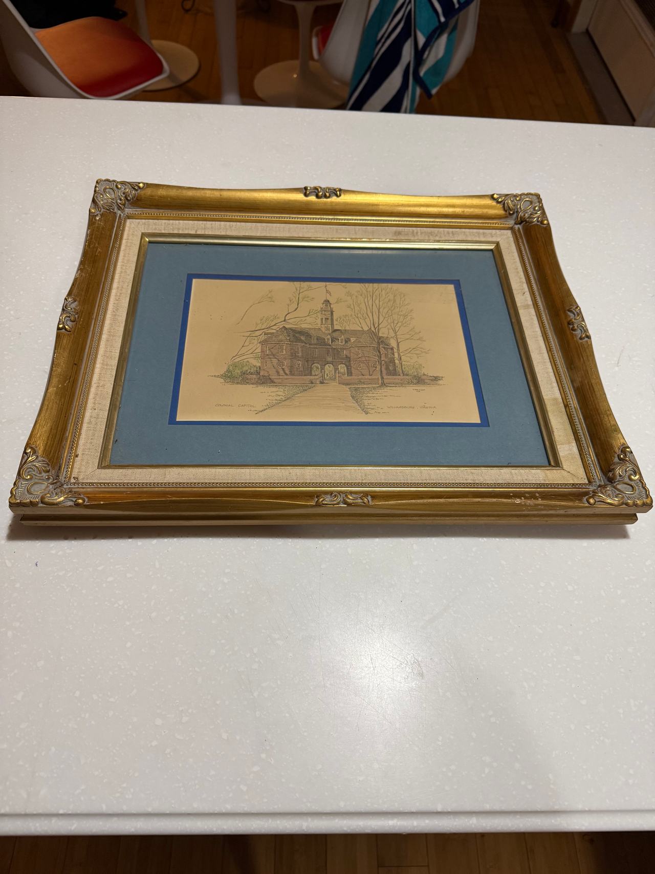 Colonial Capitol Williamsburg Framed Art Print