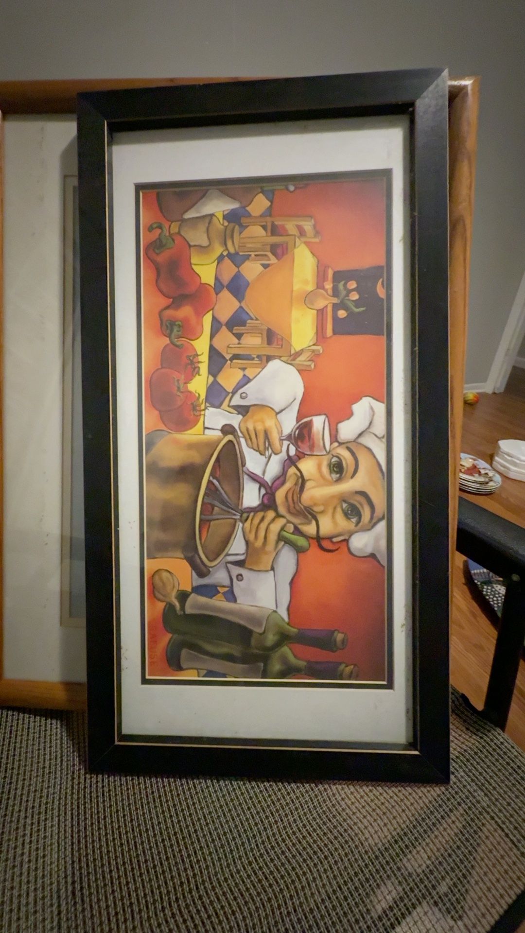 Will Rafuse Chef Framed Art Print