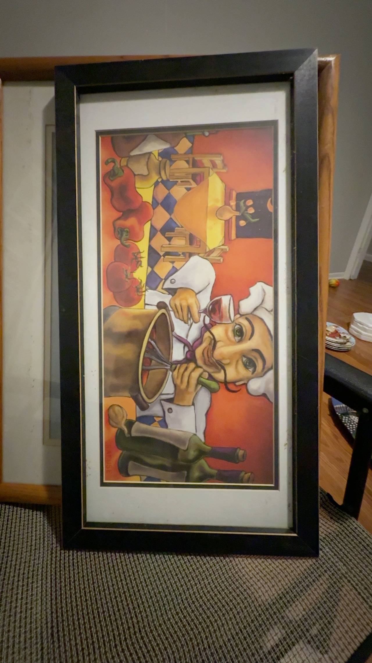 Will Rafuse Chef Framed Art Print