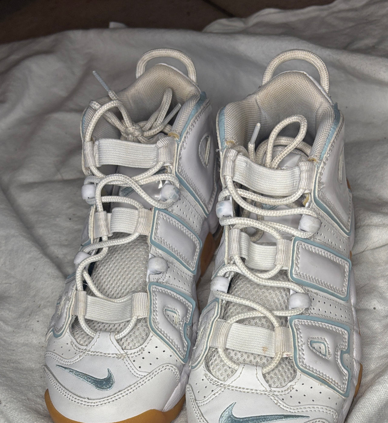 Nike Air More Uptempo White Gum Light Blue