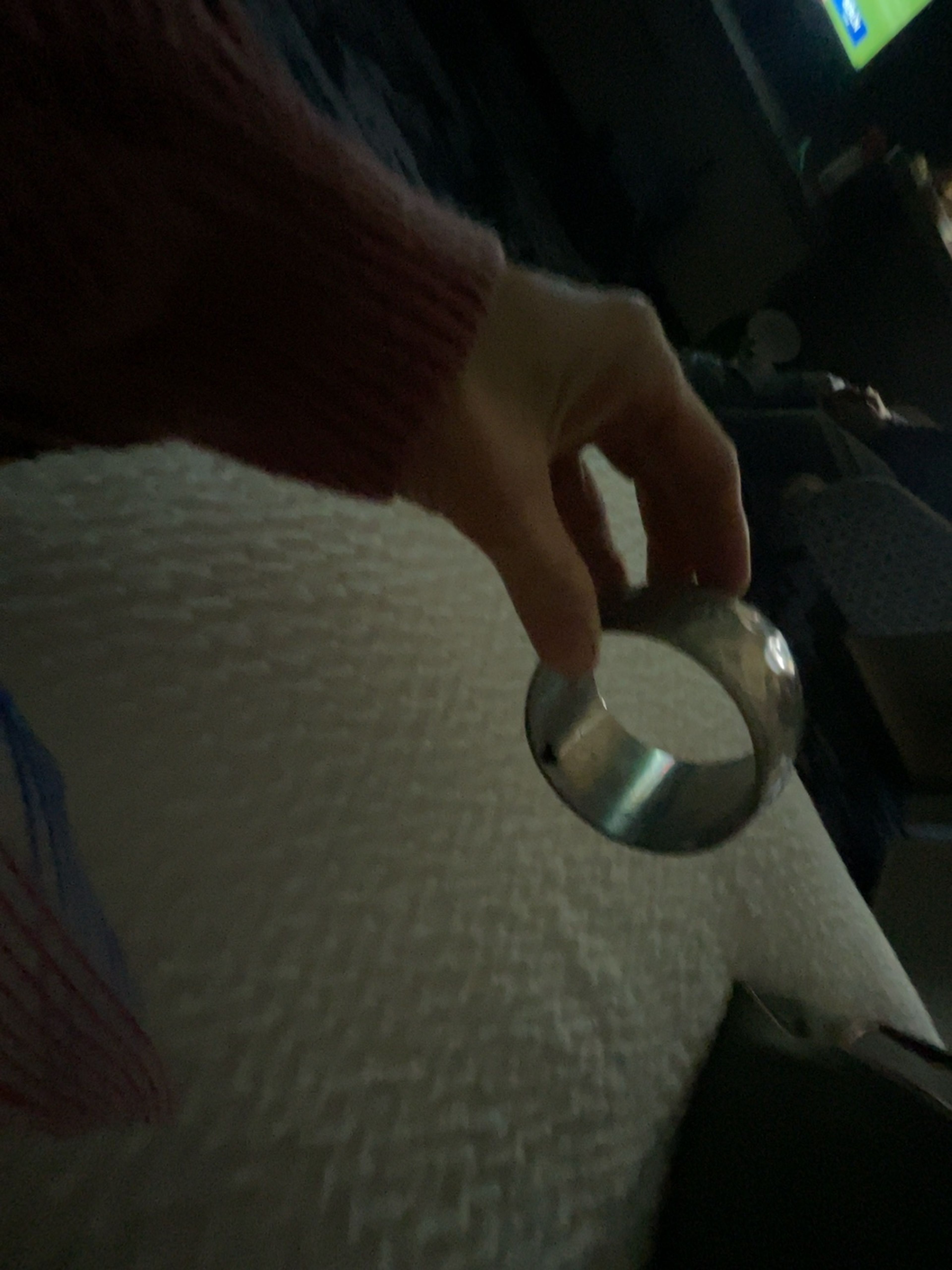 Vintage Hammered Silver bangle
