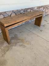 Rustic Reclaimed Wood Console Table - Image 5