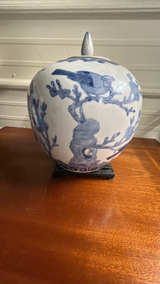 Chinese Blue & White Ginger Jar - Image 2