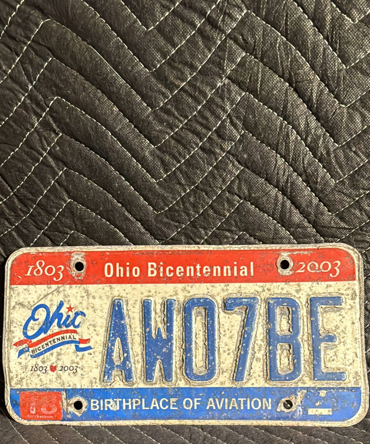 2003 Ohio Bicentennial License Plate