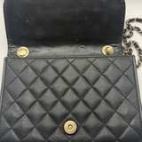 Chanel Classic Round Flap Bag Lambskin Gold Hardware - Image 6