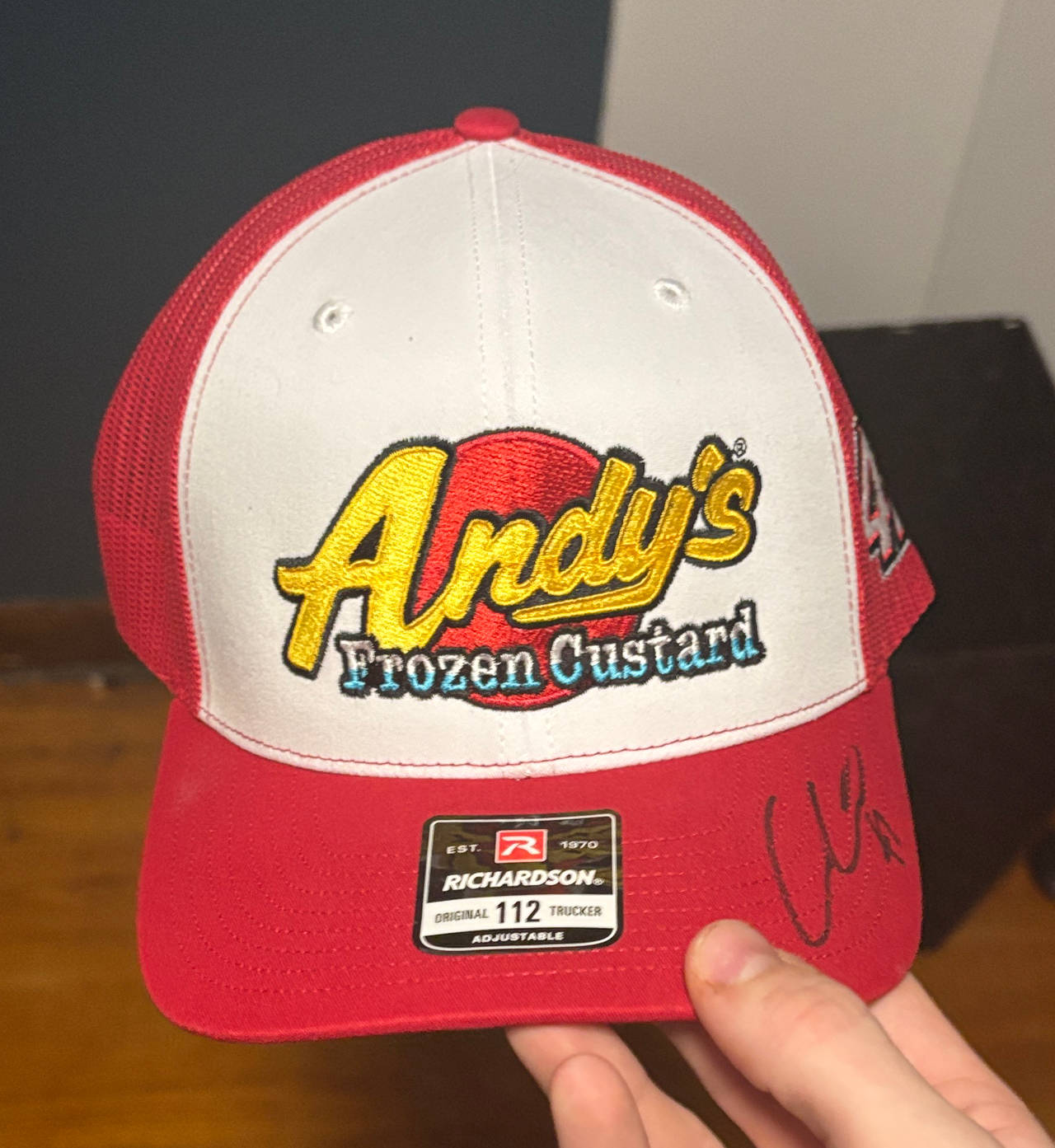 Richardson 112 Andy's Frozen Custard Austin Dillon Signed Hat