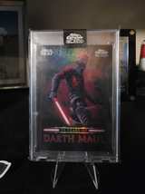 2024 Topps Chrome Black Star Wars Darth Maul 25 Years Insert - Image 2