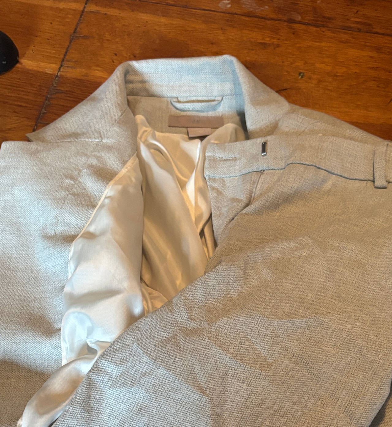 H&M Linen Blend Suit Jacket