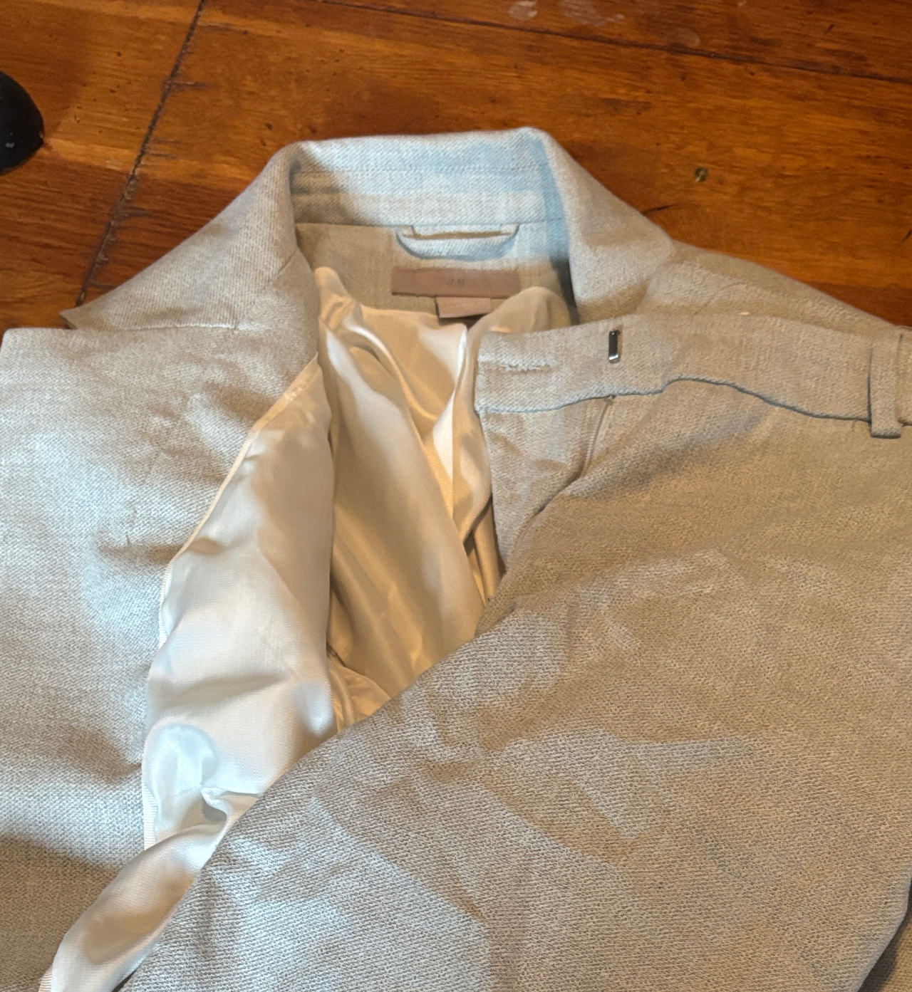 H&M Linen Blend Suit Jacket