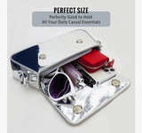 Y2k Silver Hobo Purse Women Sparkly Silver Purse Satchel Metallic Tote Handbag - Image 3