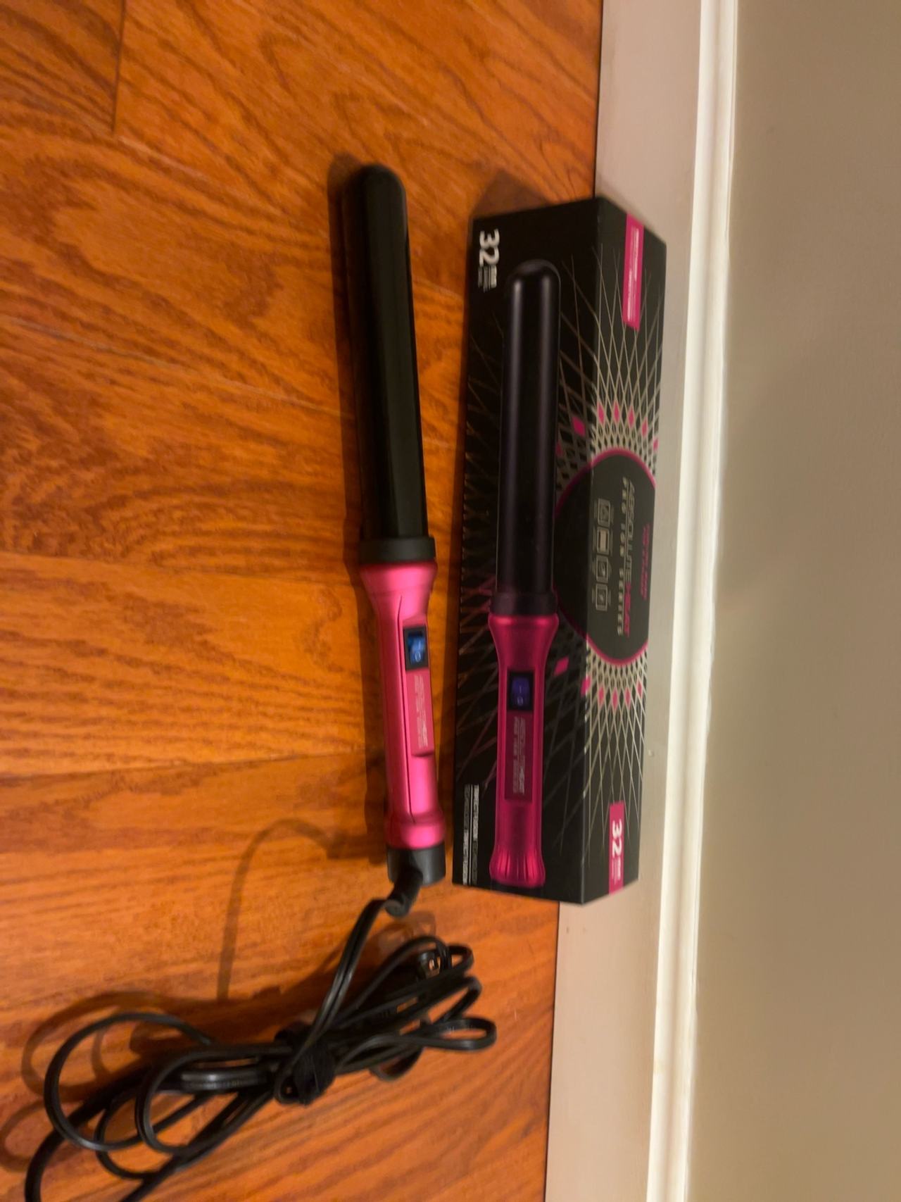 Absolute Heat Curling Wand Pink 32mm