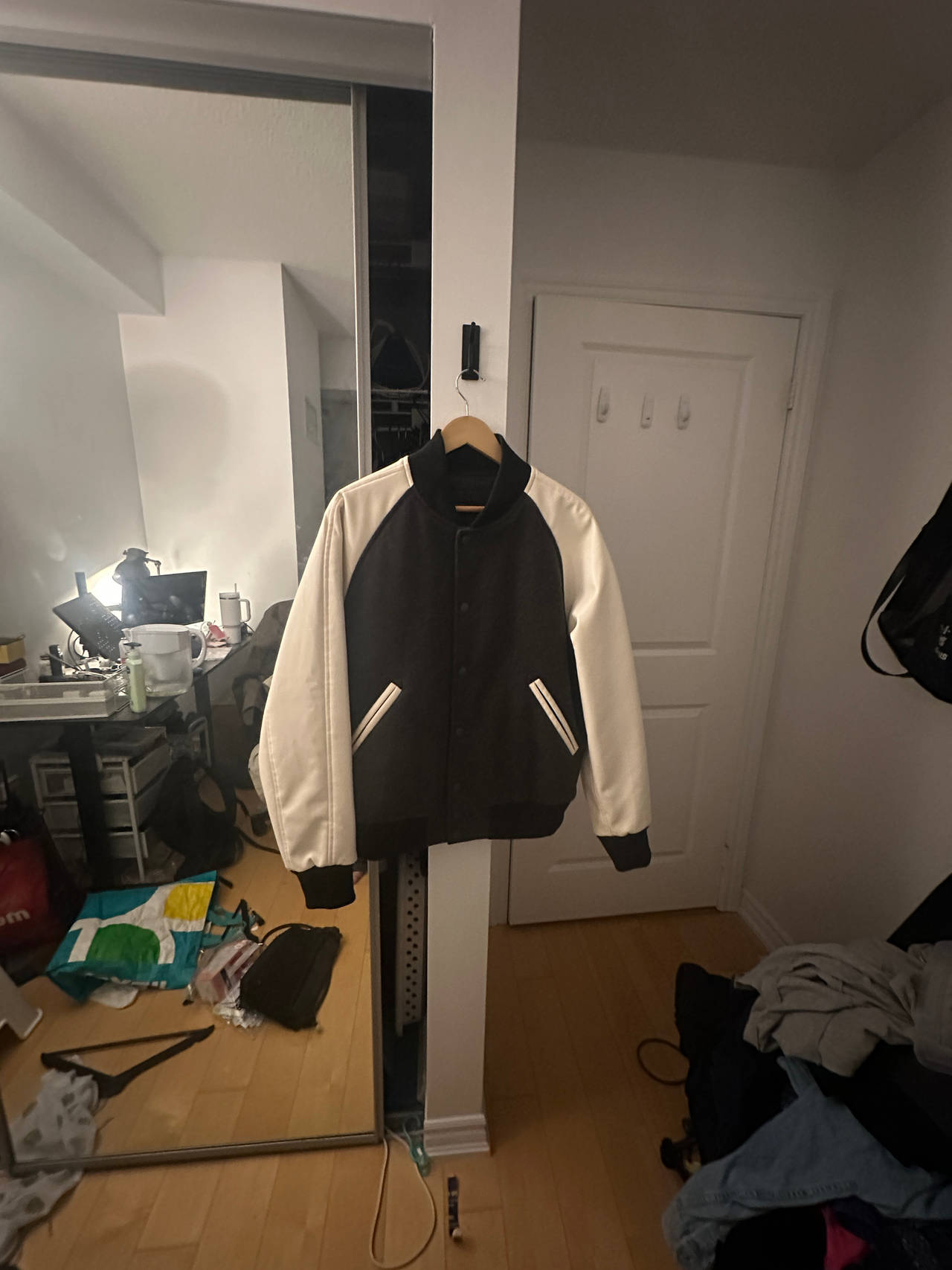 Uniqlo U Varsity Jacket 
- great condition 
- only wore twice 