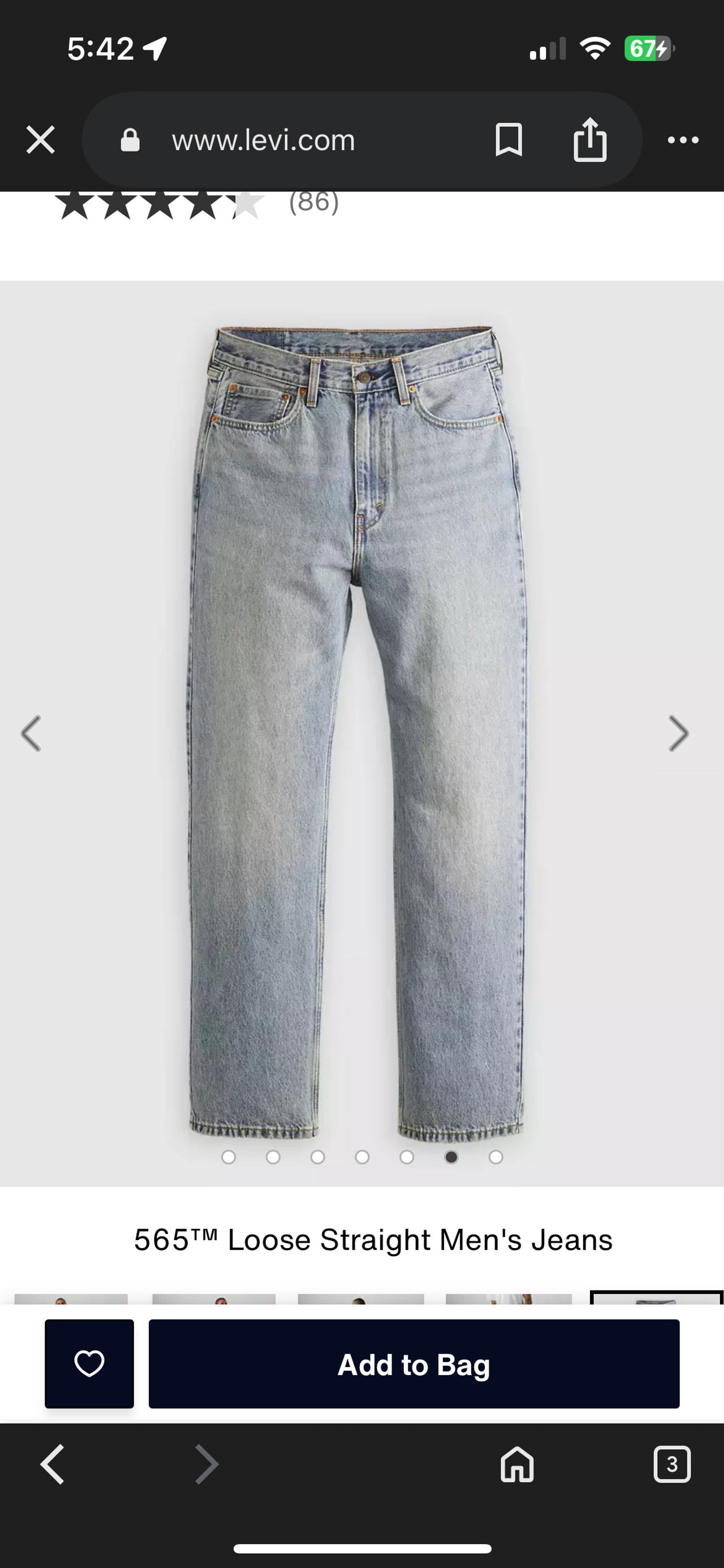 Levi's 565 Loose Straight Men's Jeans