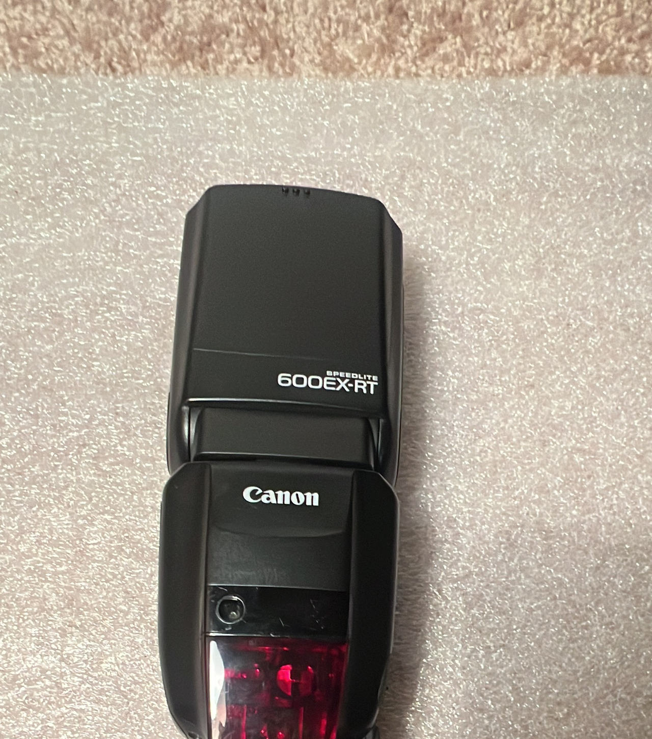 Canon Speedlite 600EX-RT needs batteries works perfectly check photos