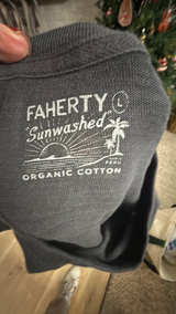 Faherty Sunwashed Organic Cotton Tank Top Large - Image 2