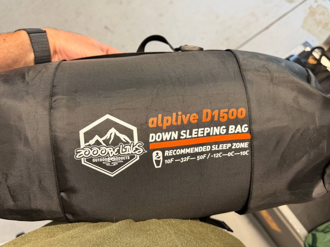 ZOOOBELIVES Alplive D1500 Down Sleeping Bag