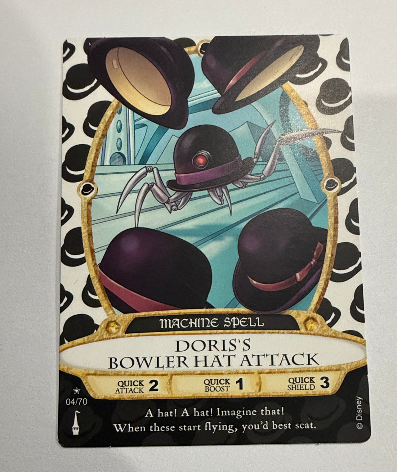 Doris's Bowler Hat Attack - Meet the Robinsons TCG Card 04/70